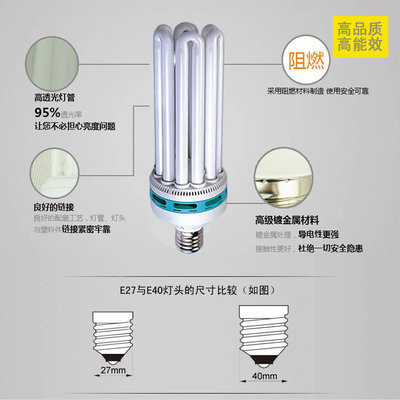 【工程照明 節(jié)能燈 5U125W節(jié)能燈 燈泡 燈飾 大功率節(jié)能燈】價格,廠家,圖片,節(jié)能燈,長興三凱照明-